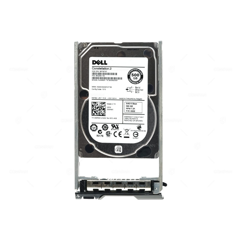 55RMX DELL HDD 500GB 7.2K SAS 6G 2.5" SFF HOT-SWAP